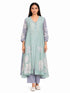 Multicolor applique tunic dress