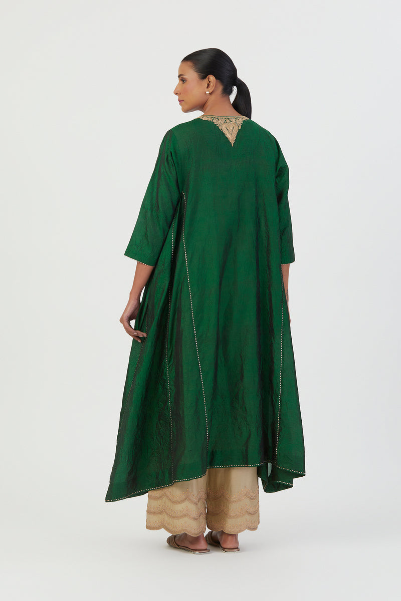 Dark Green Bandgala with Kurta and Slim Pant main image 1