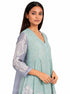 Multicolor applique tunic dress