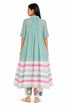 Aqua green tunic dress