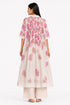 Beige floral printed dress