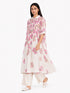Beige floral printed dress