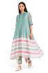 Aqua green tunic dress