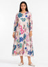Multicolor floral printed dress