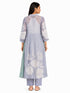 Multicolor applique tunic dress