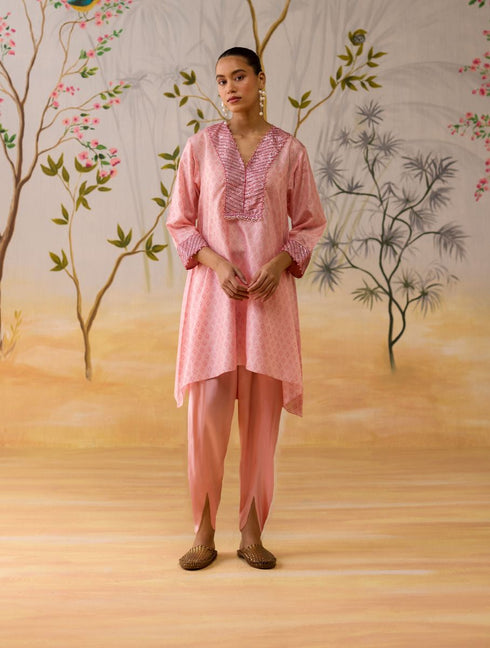Adhvita pink co-ord set