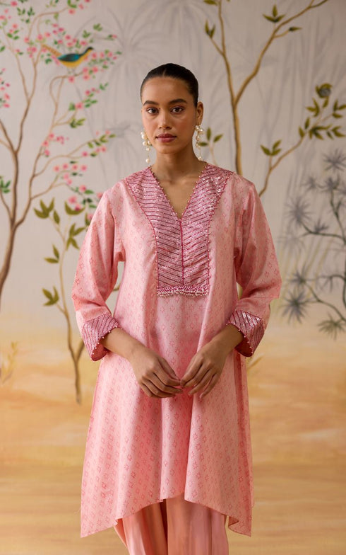 Adhvita pink co-ord set