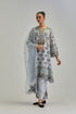 Adwaita blue abha style kurta set