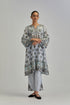 Adwaita blue abha style kurta set