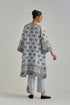 Adwaita blue abha style kurta set