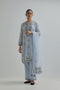 Adwaita blue short kurta set