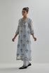 Adwaita blue straight kurta set