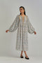 Adwaita off-white dress