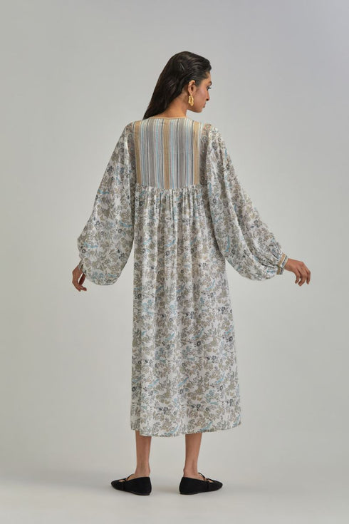 Adwaita off-white dress