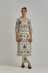 Adwaita off-white fully embroidered straight kurta set