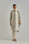 Adwaita off-white hand block printed short kurta set