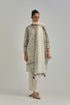 Adwaita off-white hand block printed short kurta set