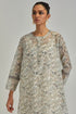 Adwaita off-white hand block printed short kurta set