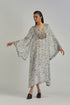 Adwaita off-white long A-line kaftan