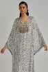 Adwaita off-white long A-line kaftan