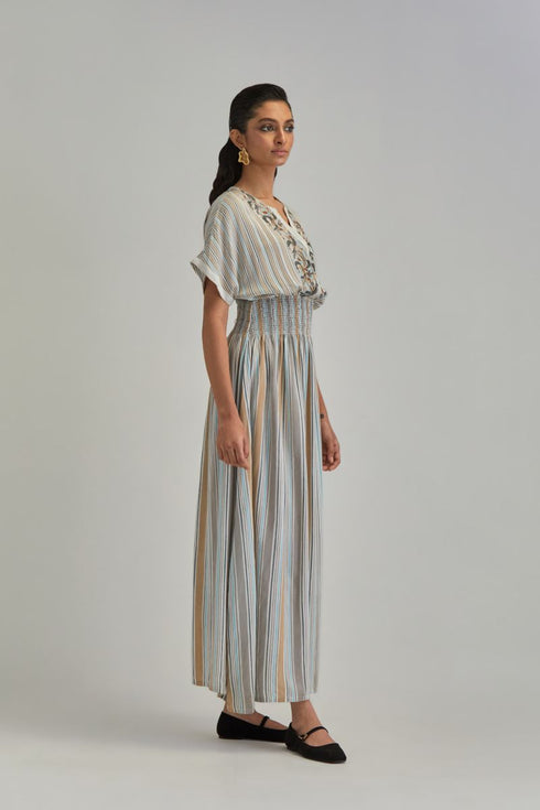 Adwaita off-white long dress