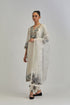 Adwaita off-white slim fit straight kurta set