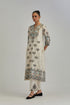 Adwaita off-white straight fully embroidered kurta set
