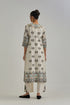Adwaita off-white straight fully embroidered kurta set