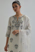 Adwaita off-white straight kurta set