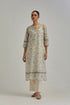 Adwaita off-white straight long kurta set