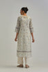 Adwaita off-white straight long kurta set