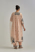 Adwaita pink gathered kurta-dress set