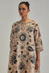 Adwaita pink short A-line kurta set