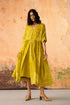Afloat leaf green dress