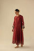 Afsana garnet kalidar set
