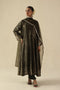 Afsana olive green kalidar set