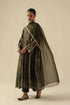 Afsana olive green kalidar set
