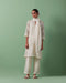 Aheli off white A-line short kurta set
