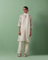 Aheli off white A-line short kurta set
