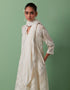 Aheli off white A-line short kurta set