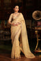 Ahista Ivory Patti Buta Saree Set