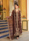 Ahista brown jacket anarkali set