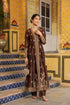 Ahista brown jacket anarkali set