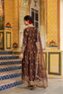 Ahista brown jacket anarkali set