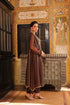 Ahista brown pakhi yoke pheran long kurta set