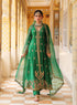 Ahista green jacket anarkali set