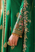 Ahista green jacket anarkali set
