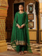 Ahista green mayur applique long kurta set