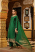 Ahista green mayur applique long kurta set