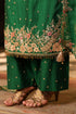 Ahista green mayur applique long kurta set